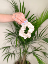 Load image into Gallery viewer, Midnight Blue Satin Scrunchie